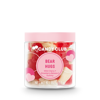 Bear Hugs Strawberry/Banana & Wild Cherry Gummy Bears Candy