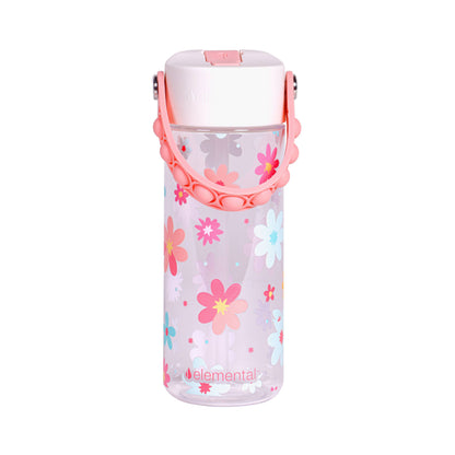 18oz Splash Pop Bottle - Spring Blossom Clear