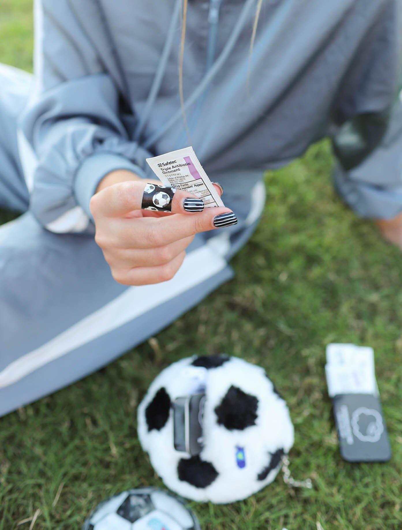 Soccer Boo Boo First Aid Keychain Kit
