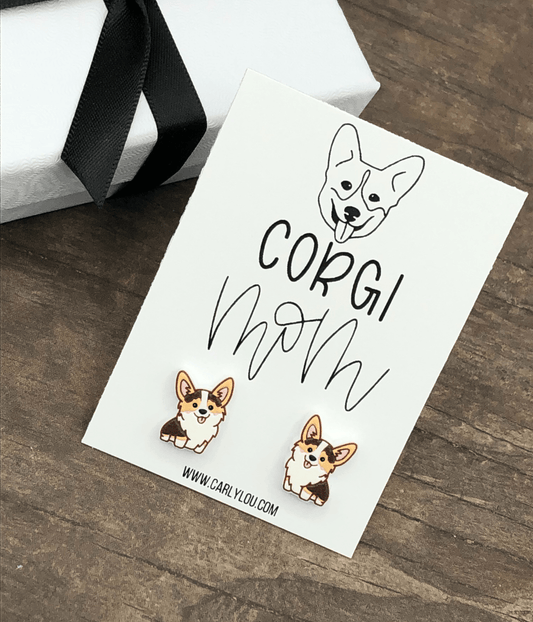 Corgi Mom Earrings - Simply Graced Mama