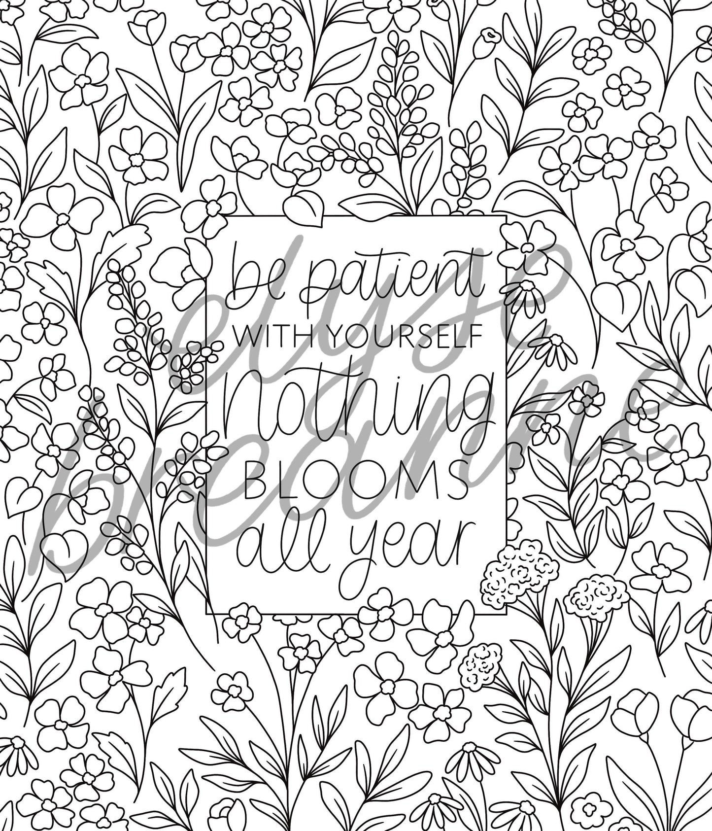 On The Bright Side Coloring Book - Simply Graced Mama