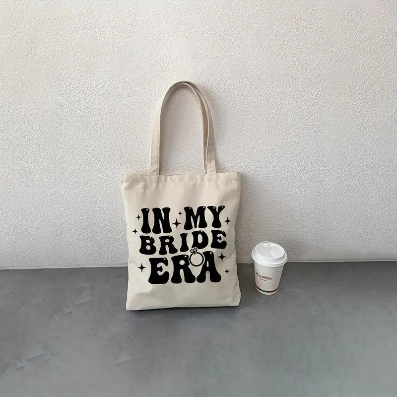 In My Bride Era Canvas Tote Bag - Simply Graced Mama