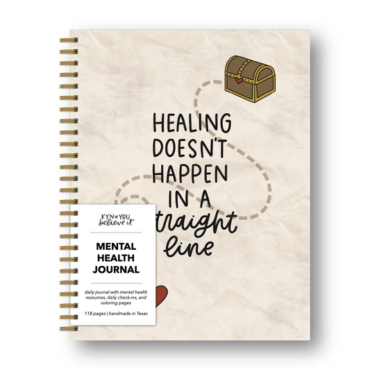 Healing Doesn't Happen in a Straight Line Journal - Simply Graced Mama