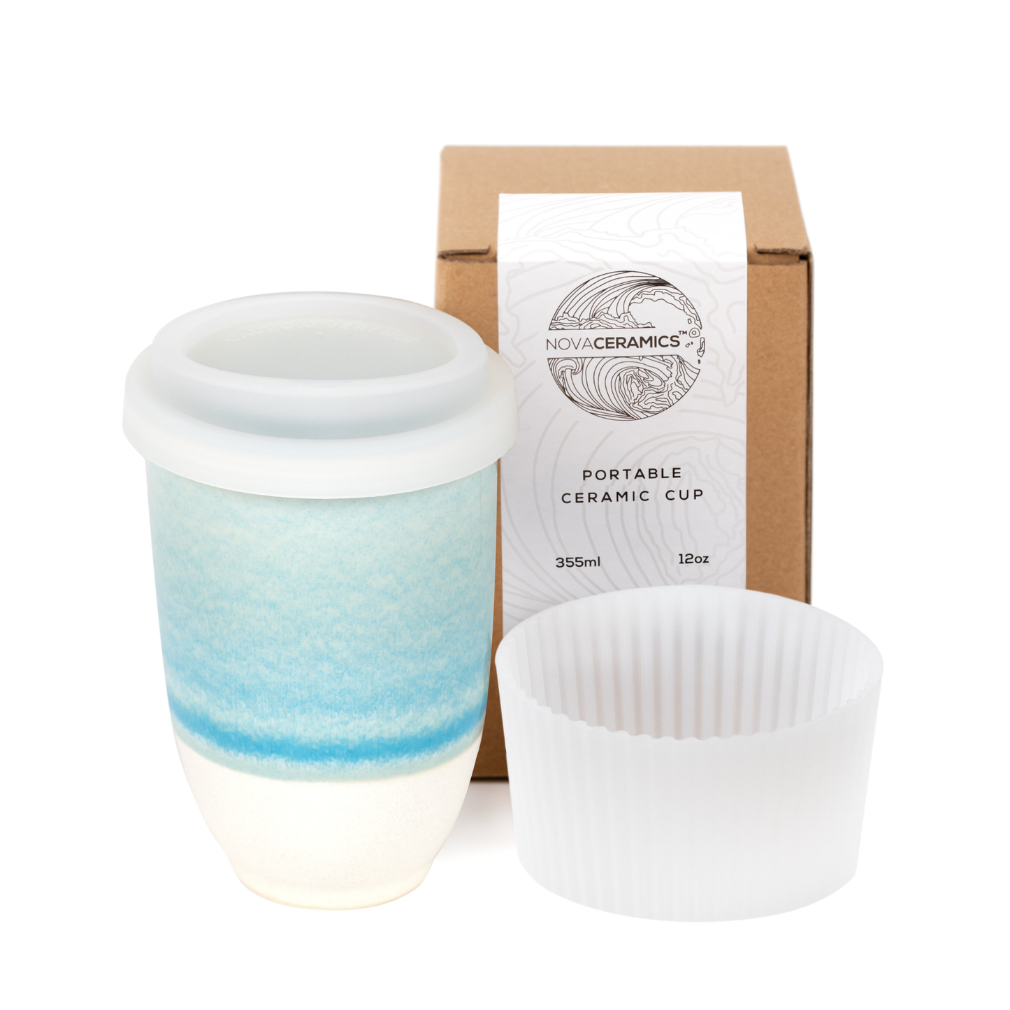 Lagoon Portable Ceramic Cup