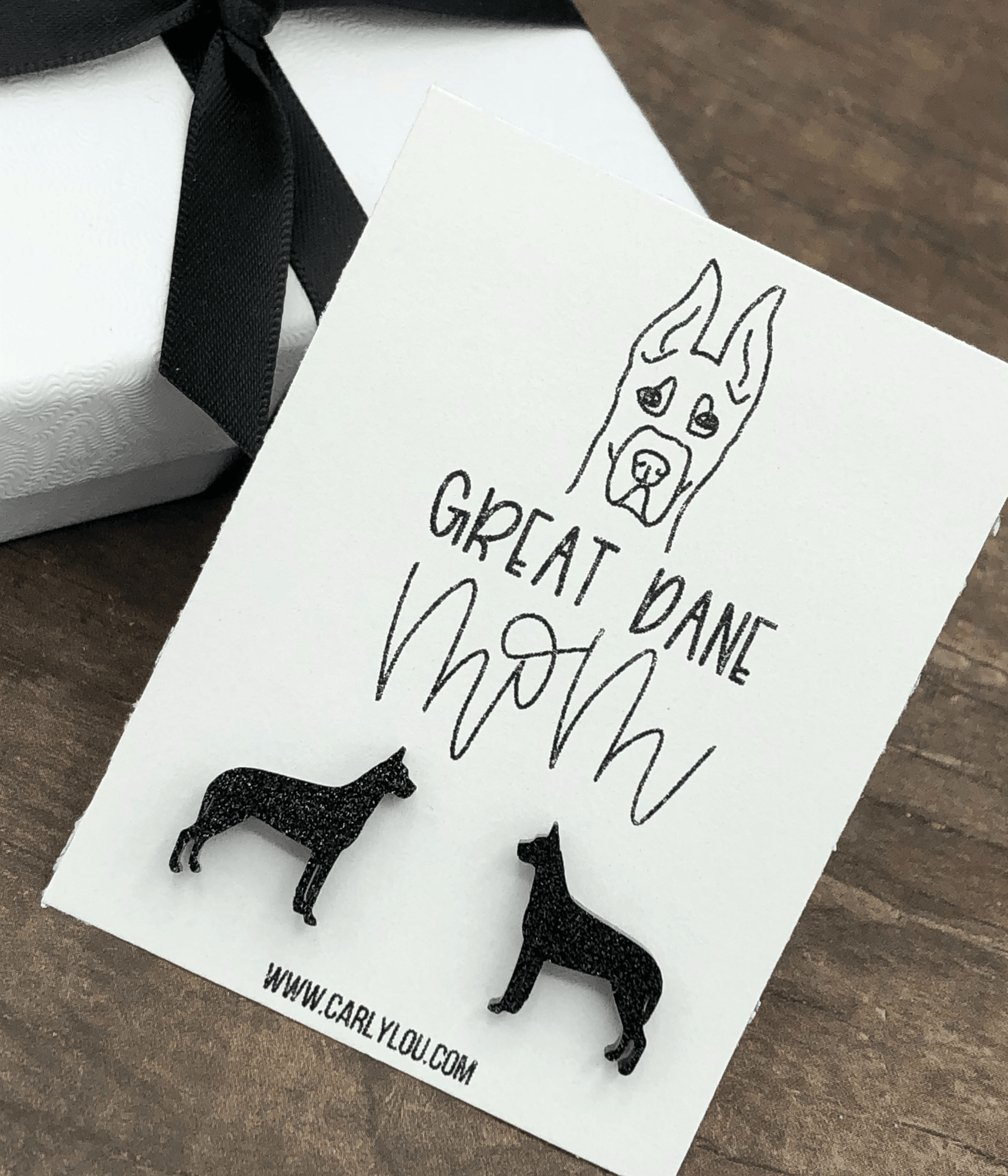 Great Dane Mom Earrings - Simply Graced Mama