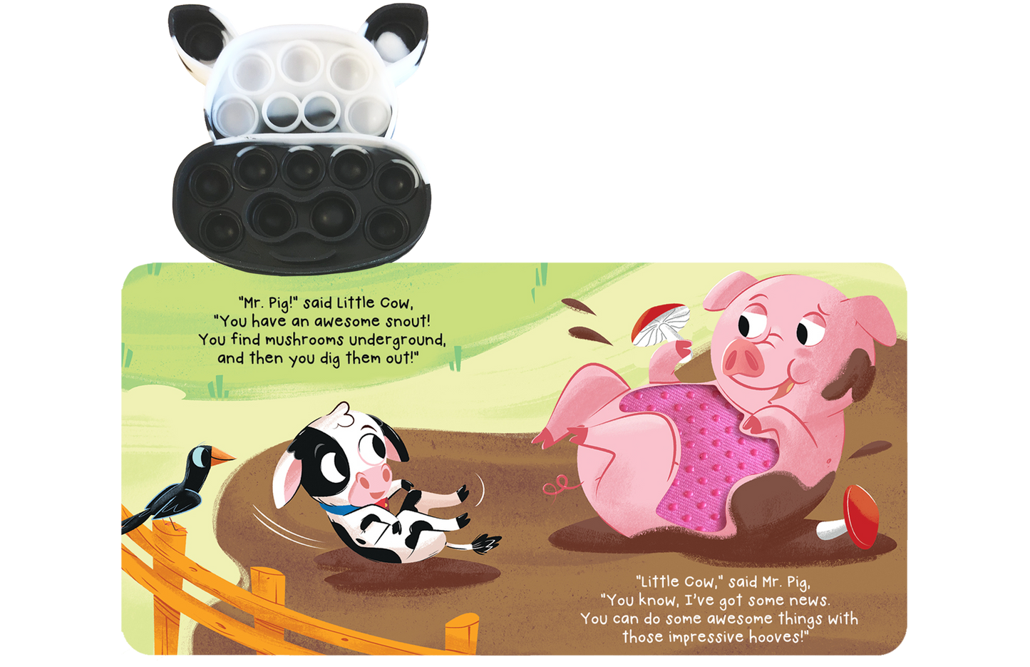 Little Cow Fidget Book - Simply Graced Mama