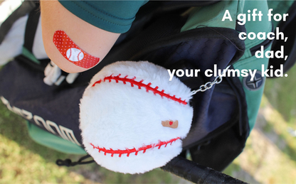 Baseball Boo Boo First Aid Keychain Kit
