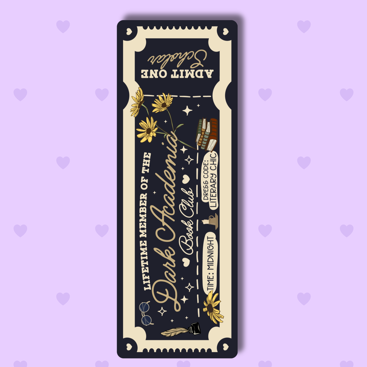 Dark Academia Bookmark