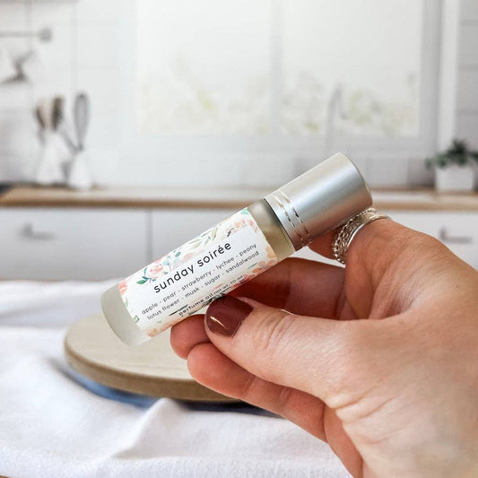 Sunday soirée | hand poured perfume oil roller | spring fragrances