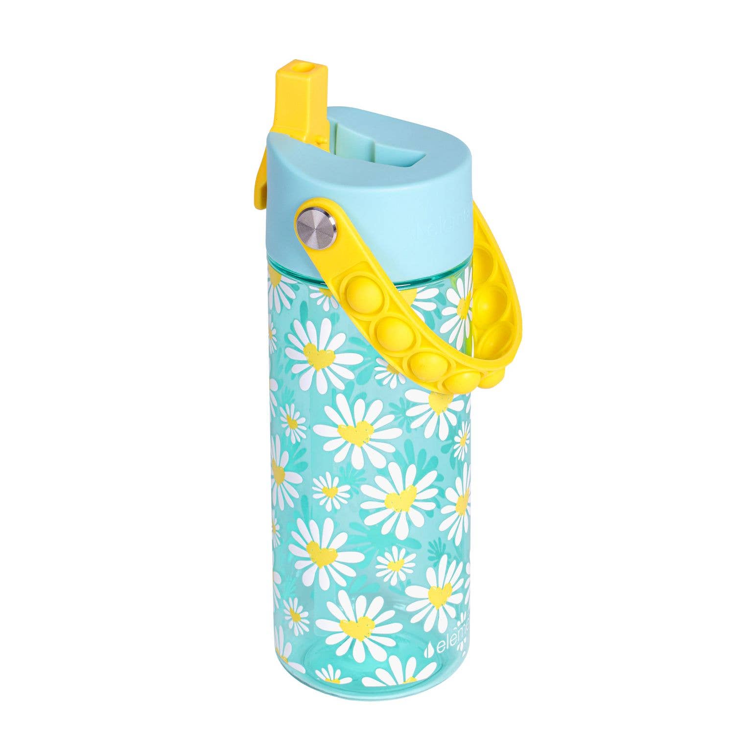 Daisy Heart Pop-It Handle Water Bottle - Simply Graced Mama