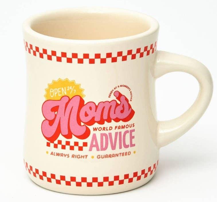 Mom's Advice Diner Mug - Simply Graced Mama