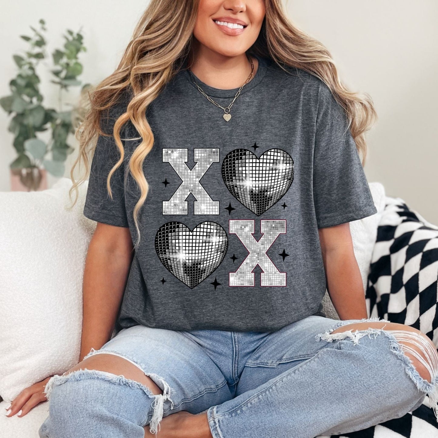 XOXO Disco Graphic Tee - Simply Graced Mama