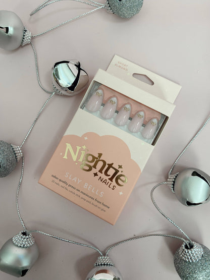 Slay Bells Press On Nails