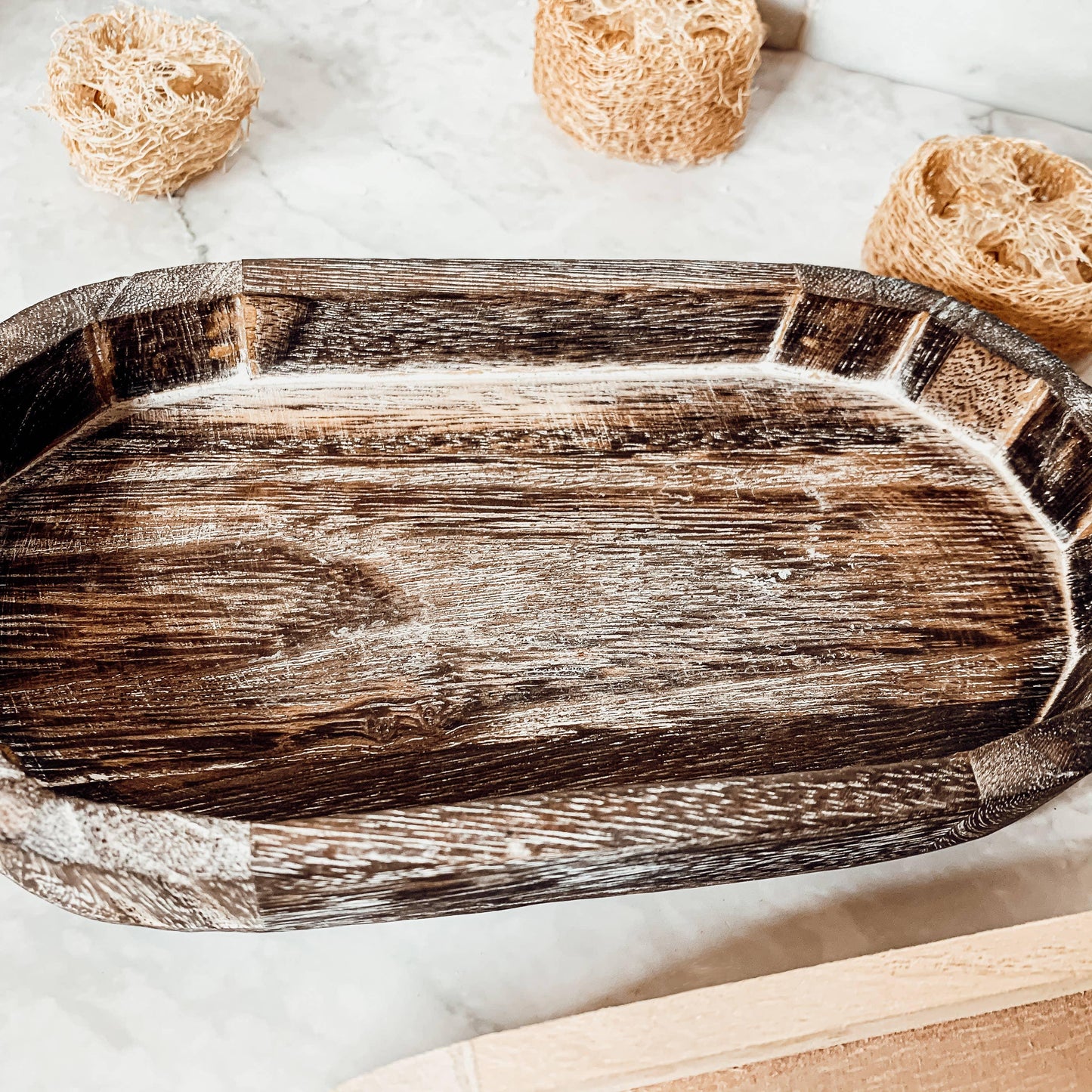 Handmade Rustic Wood Tray - Simply Graced Mama