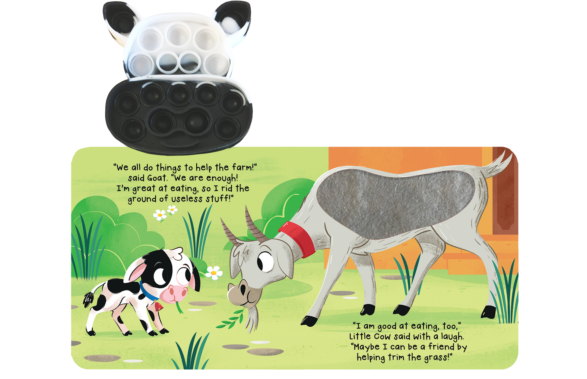 Little Cow Fidget Book - Simply Graced Mama