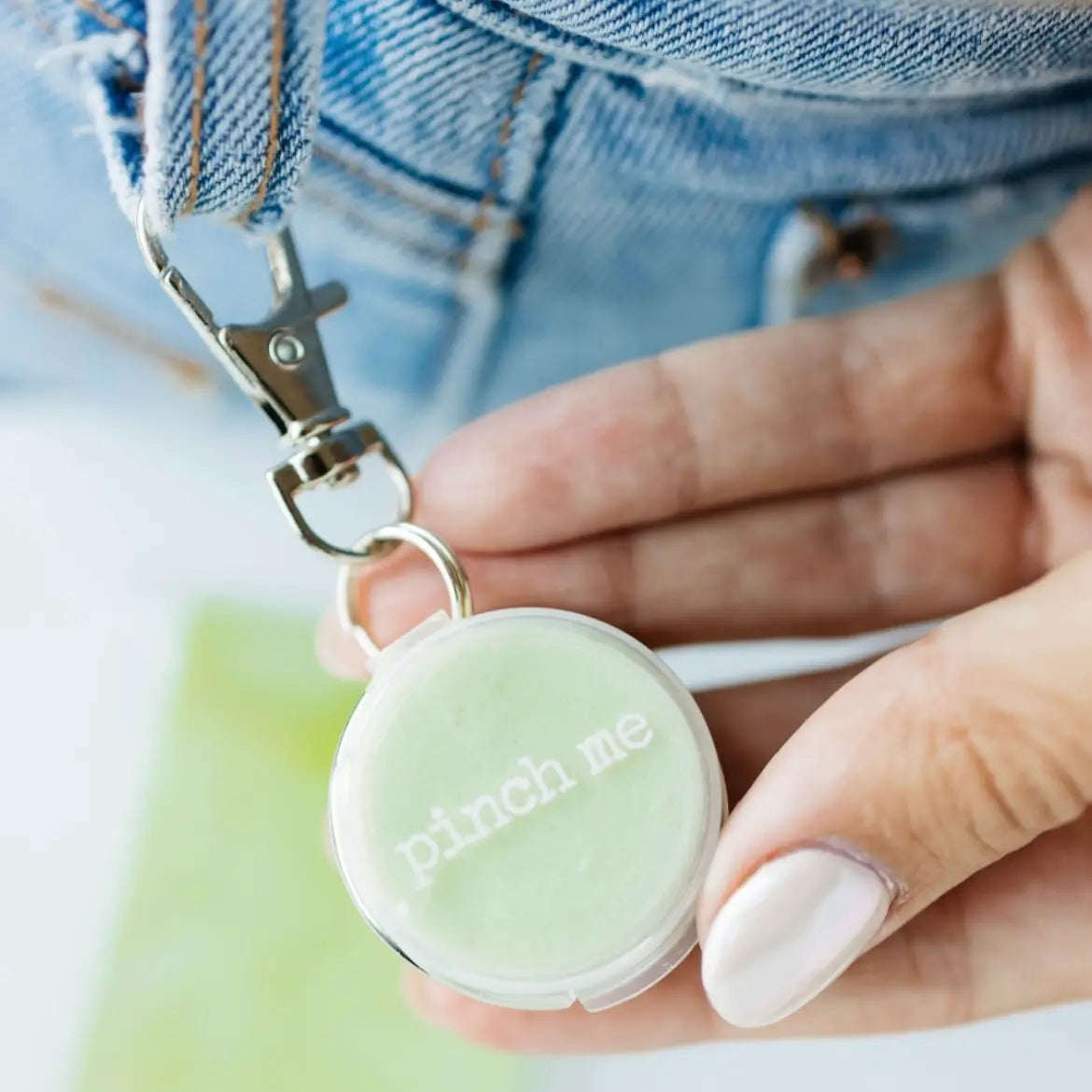 Therapy Dough Clip On Locket in Melon