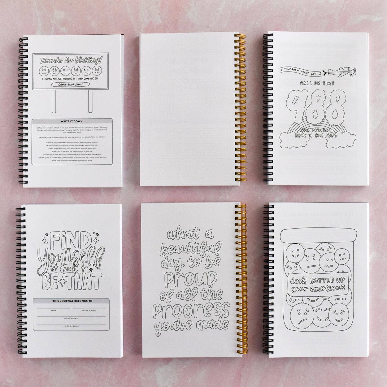 Mixed Feelings Mental Health Journal: Small (5.5x8.5")