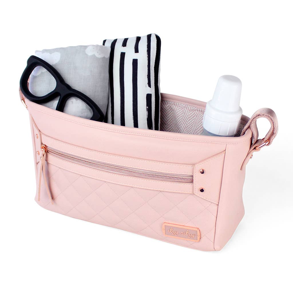 Blush Travel Stroller Caddy - Simply Graced Mama