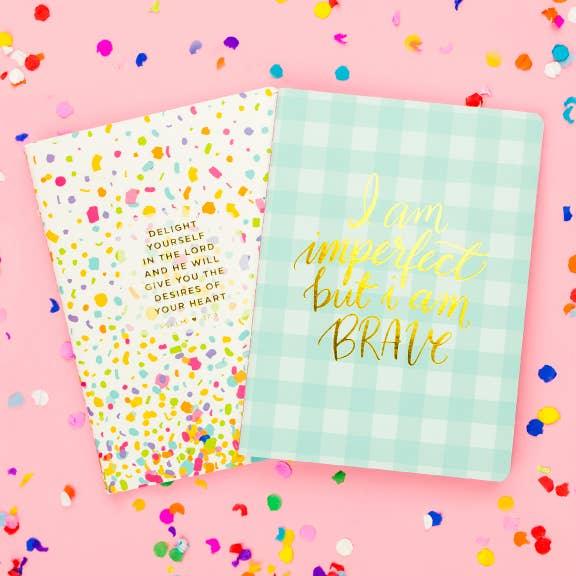 Confetti Prayer Notebook Set of 2 - Simply Graced Mama