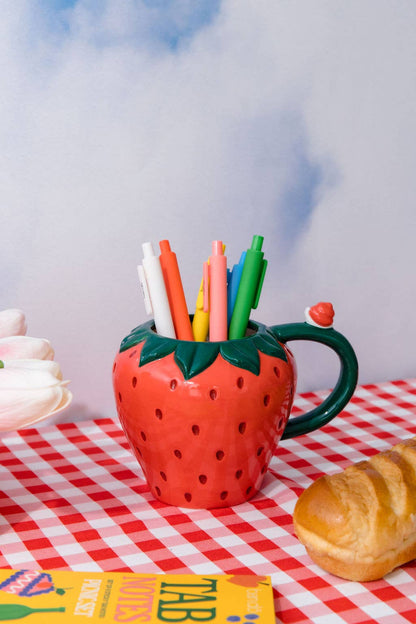 Strawberry Ceramic Mug - Simply Graced Mama