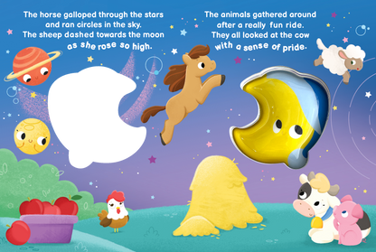 Over the Moon Sensory Touch and Light-Up Board Book - Simply Graced Mama