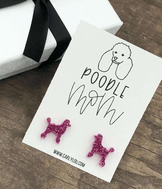 Poodle Mom Earrings - Simply Graced Mama