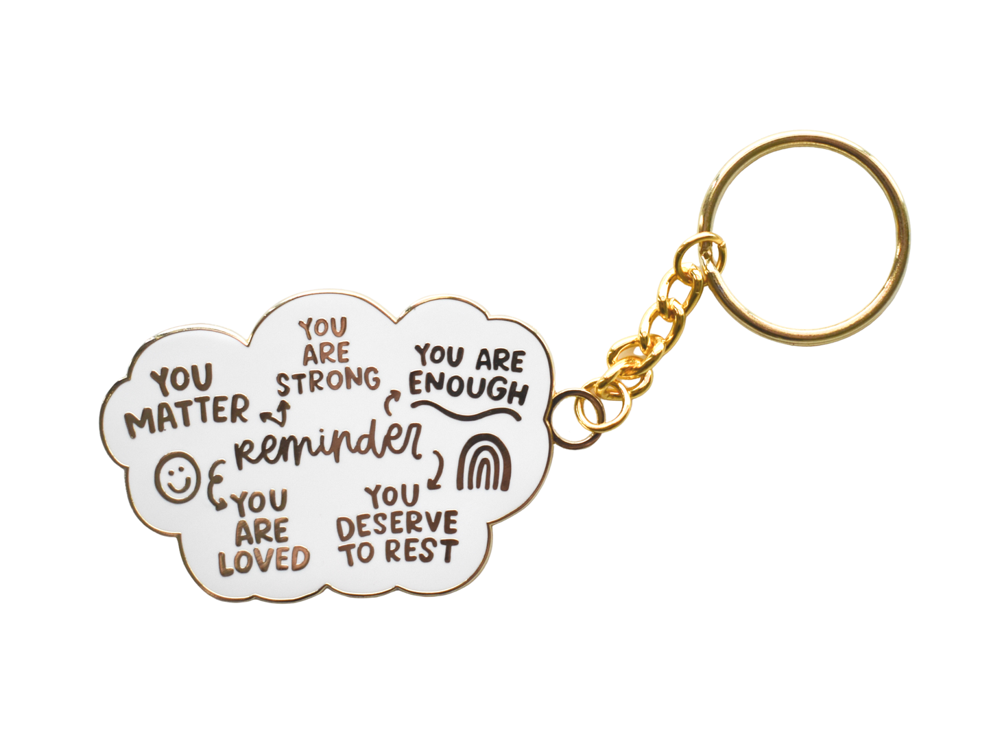 Affirmation Reminders Keychain - Simply Graced Mama