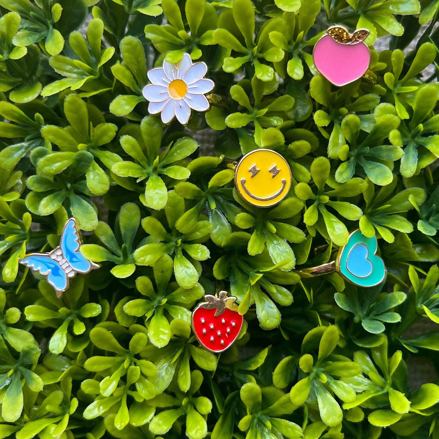 Fidget Spinner Anxiety/Worry Rings - Butterfly - Simply Graced Mama