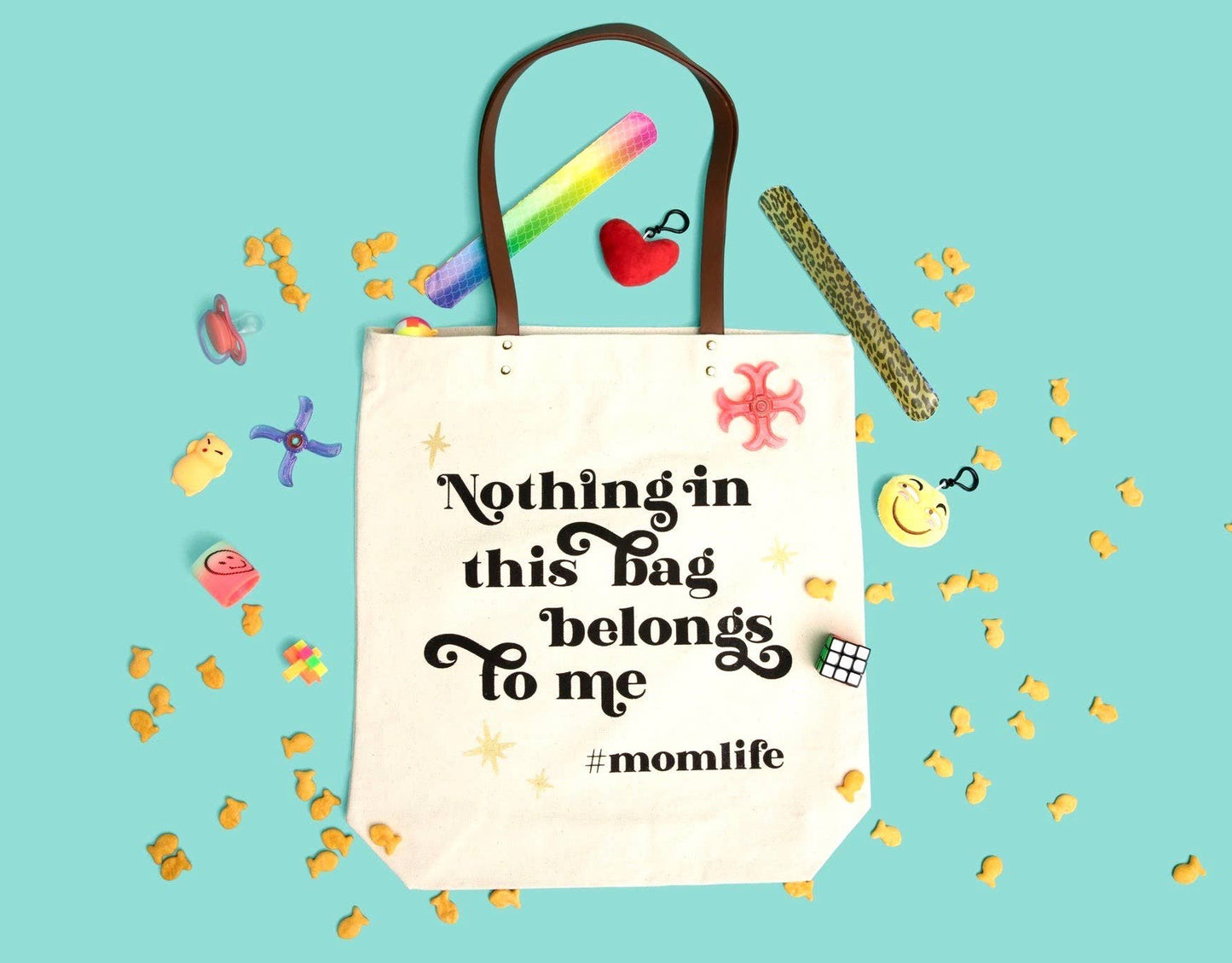 Nothing in this bag belongs to me tote bag