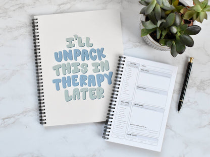 I'll Unpack This in Therapy Later Journal - Simply Graced Mama