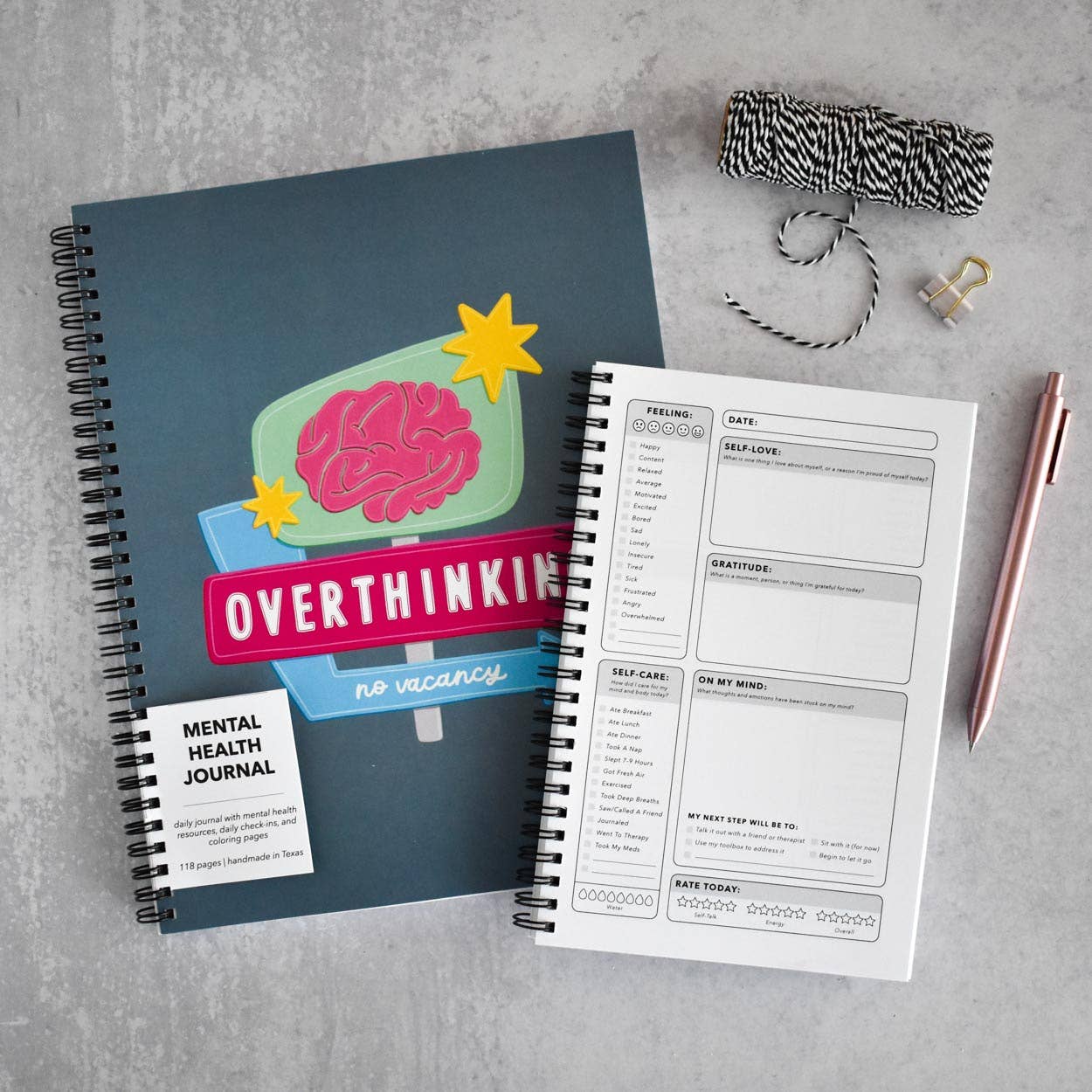 Overthinking Mental Health Journal (5.5x8.5)