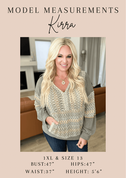 Friend Of A Friend Loose Knit Striped Sweater - Simply Graced Mama