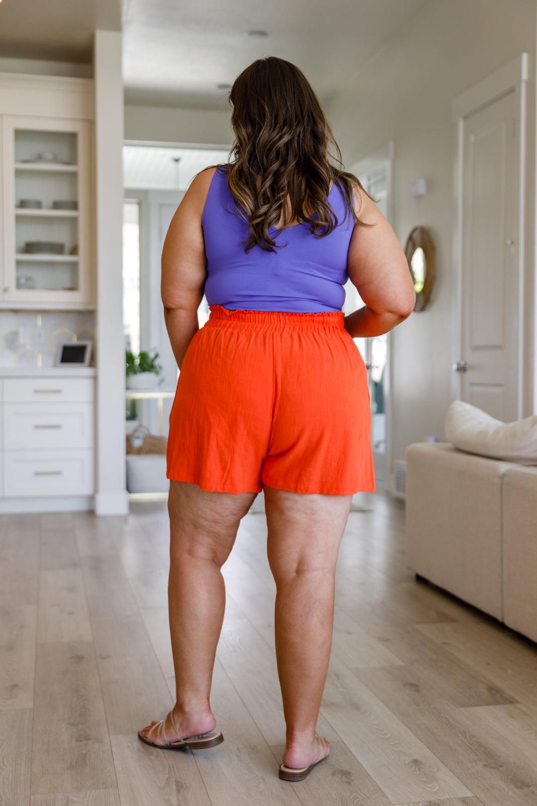 A Little Lazy High Rise Linen Shorts - Simply Graced Mama