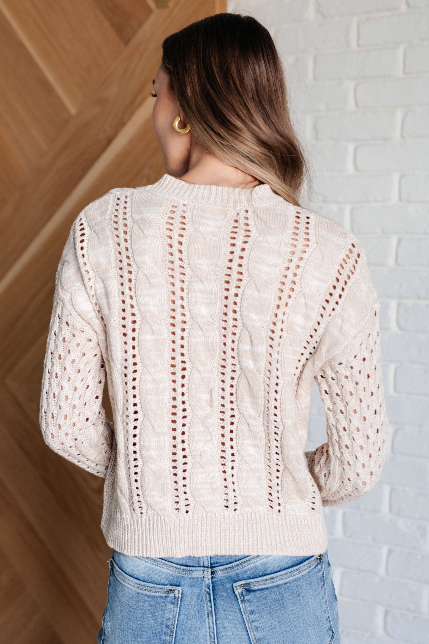 A Note of Thanks Cable Knit Sweater - Simply Graced Mama