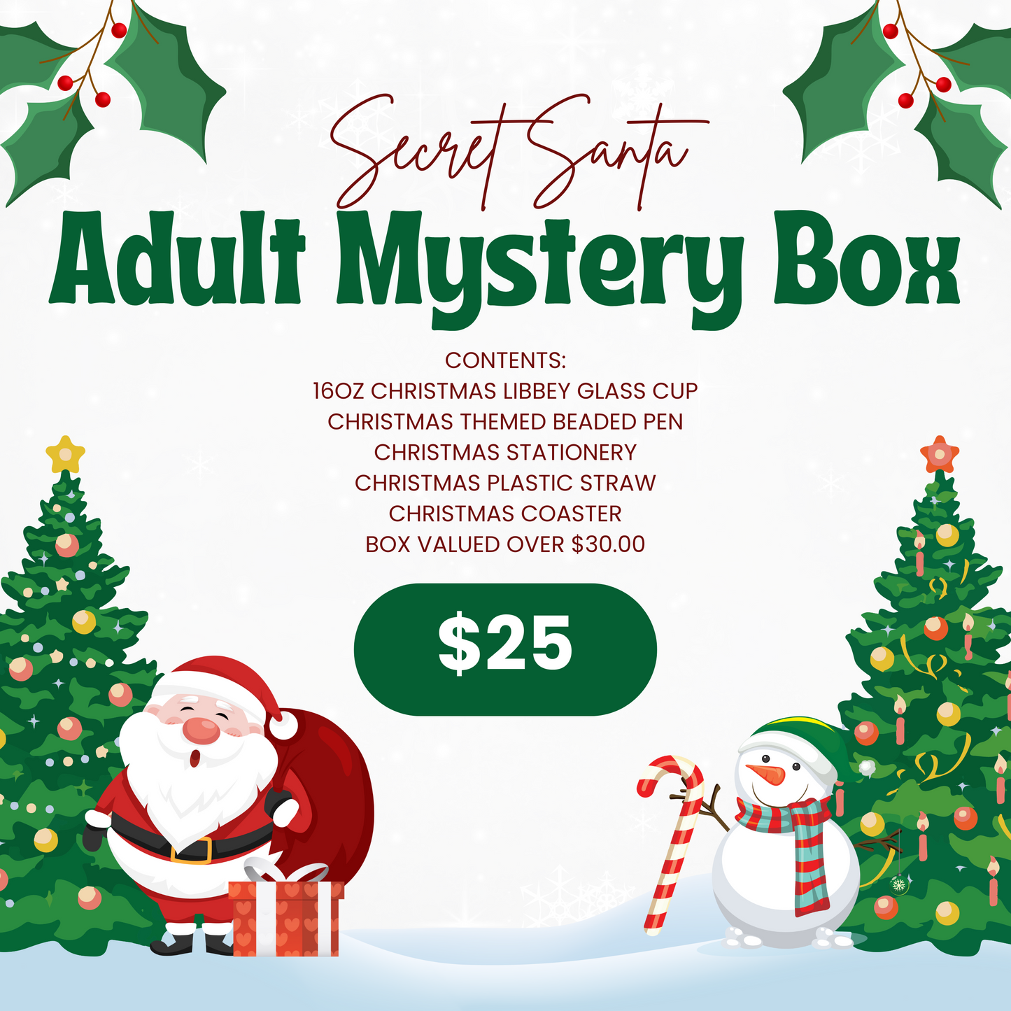 Secret Santa Adult Mystery Box