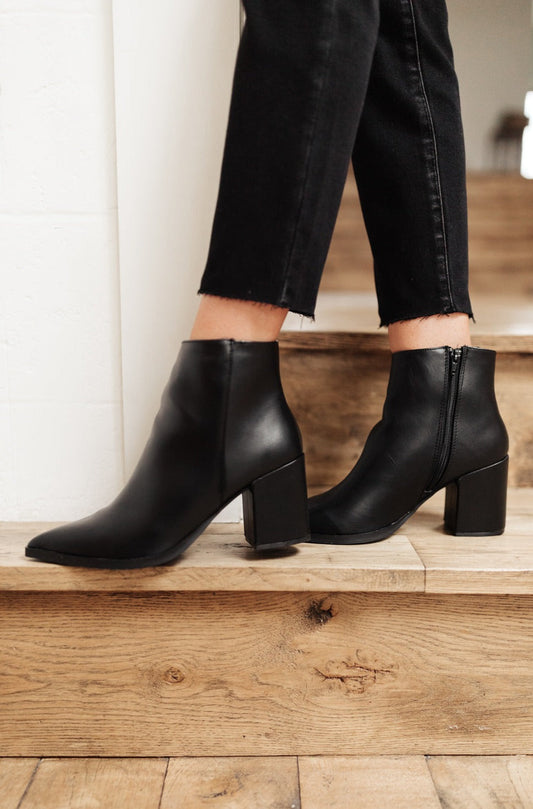 Amari Ankle Boots In Black - Simply Graced Mama