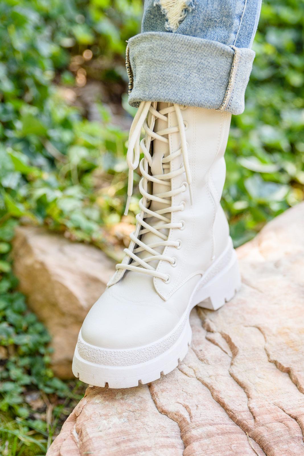 Autumn Feels Combat Boots - Simply Graced Mama