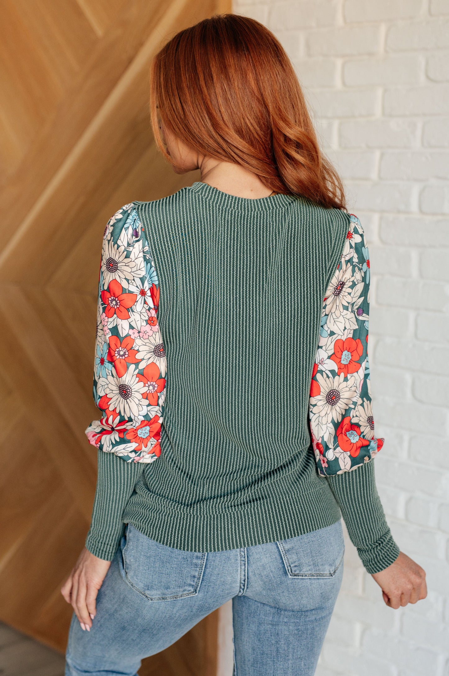 Better Than Usual Floral Detail Top - Simply Graced Mama