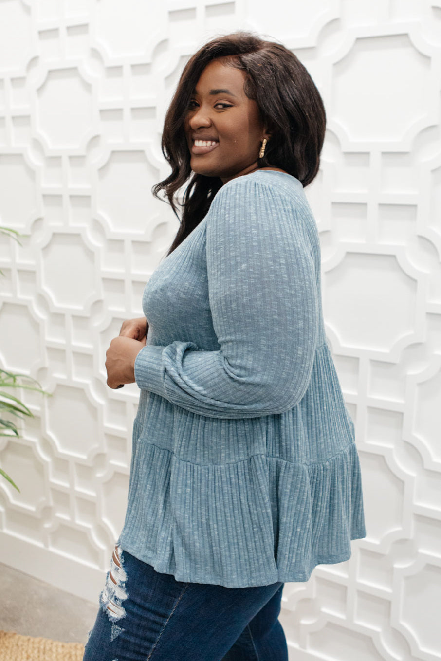 Blue Pathways Top - Simply Graced Mama