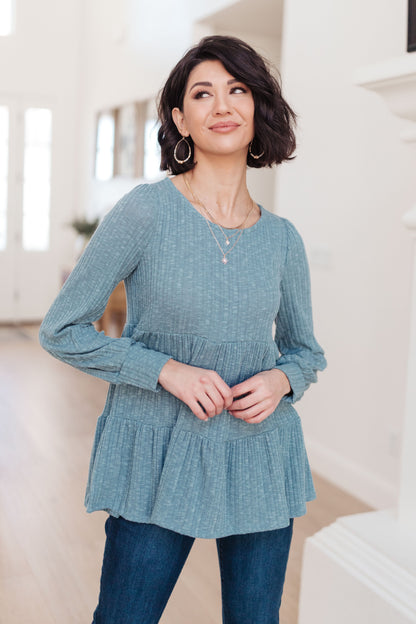 Blue Pathways Top - Simply Graced Mama