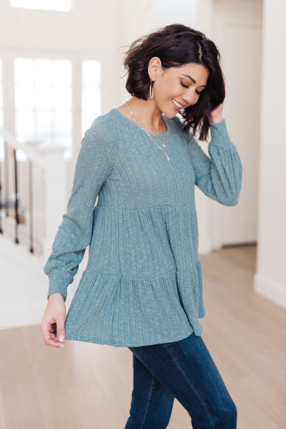 Blue Pathways Top - Simply Graced Mama