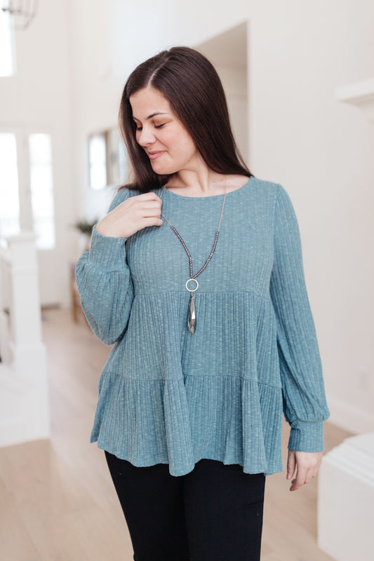 Blue Pathways Top - Simply Graced Mama