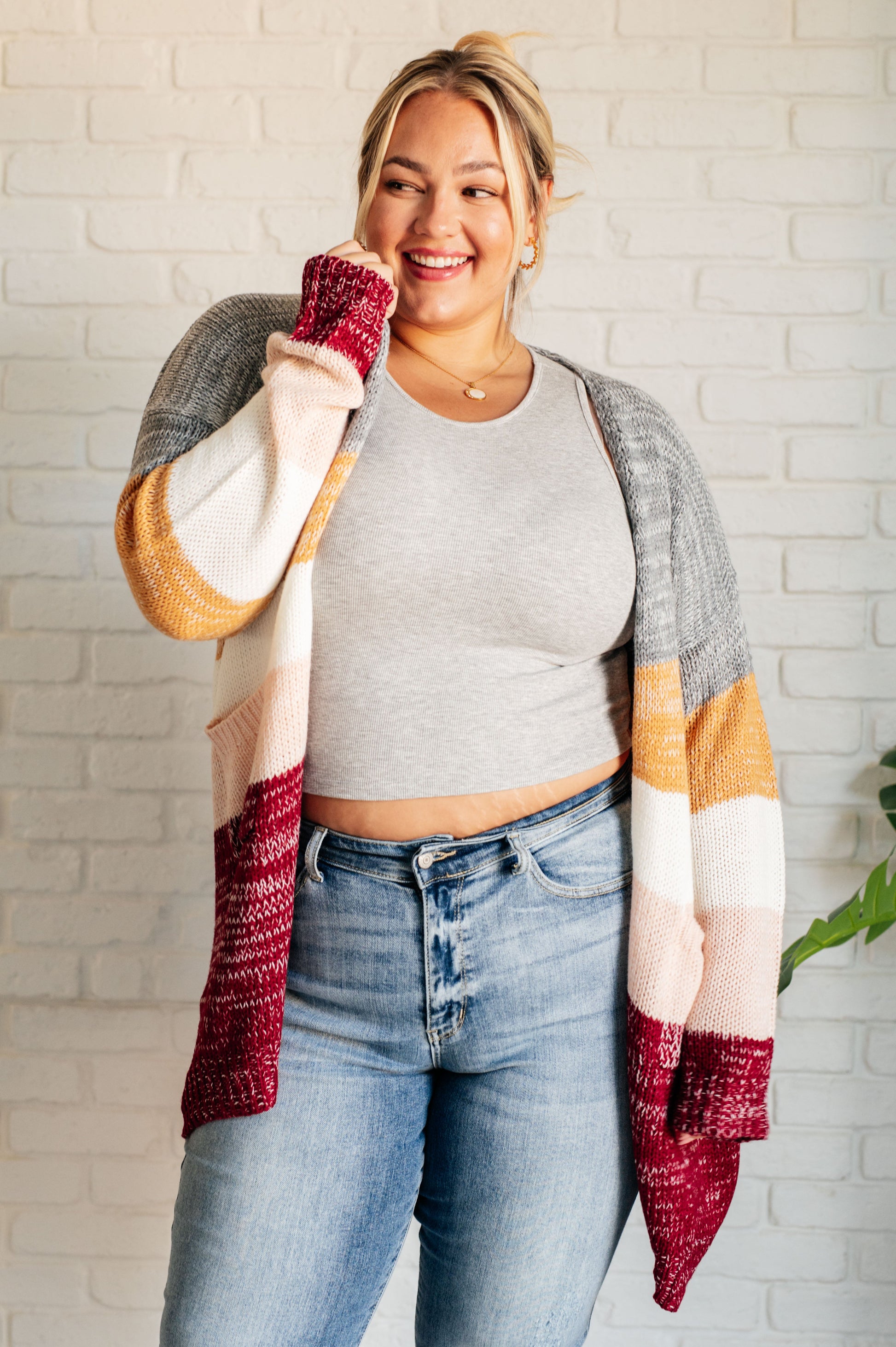 Bring the Warmth Color Block Cardigan - Simply Graced Mama