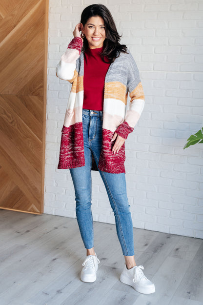 Bring the Warmth Color Block Cardigan - Simply Graced Mama