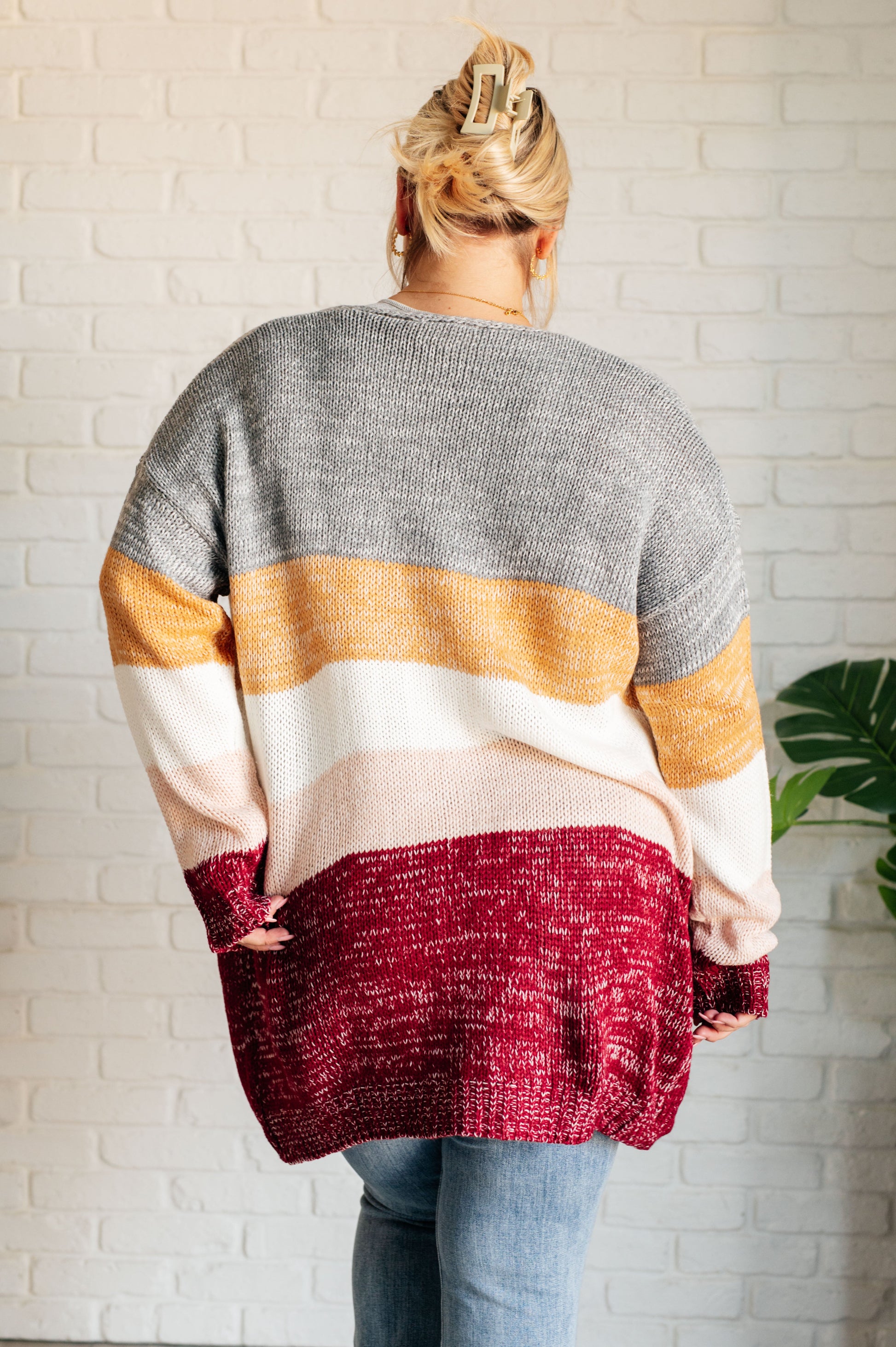 Bring the Warmth Color Block Cardigan - Simply Graced Mama