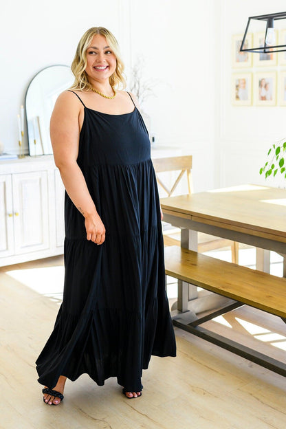 Classically Cool Tiered Maxi Dress - Simply Graced Mama