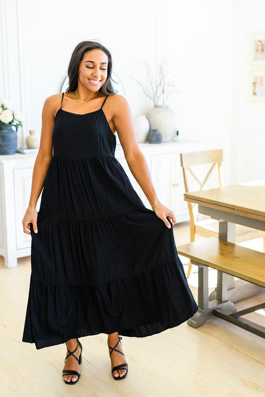 Classically Cool Tiered Maxi Dress - Simply Graced Mama