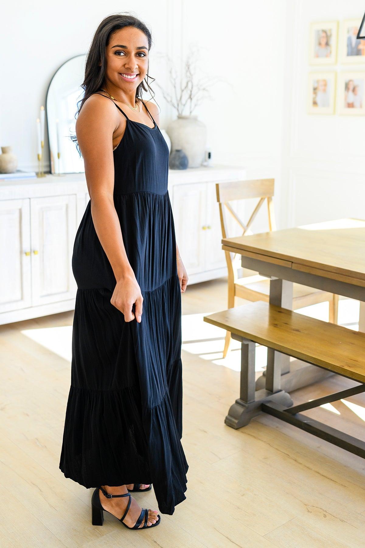 Classically Cool Tiered Maxi Dress - Simply Graced Mama