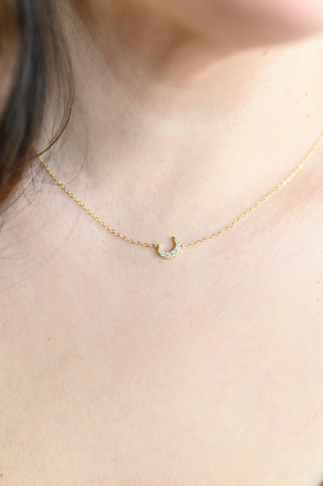 Over the Moon Necklace - Simply Graced Mama