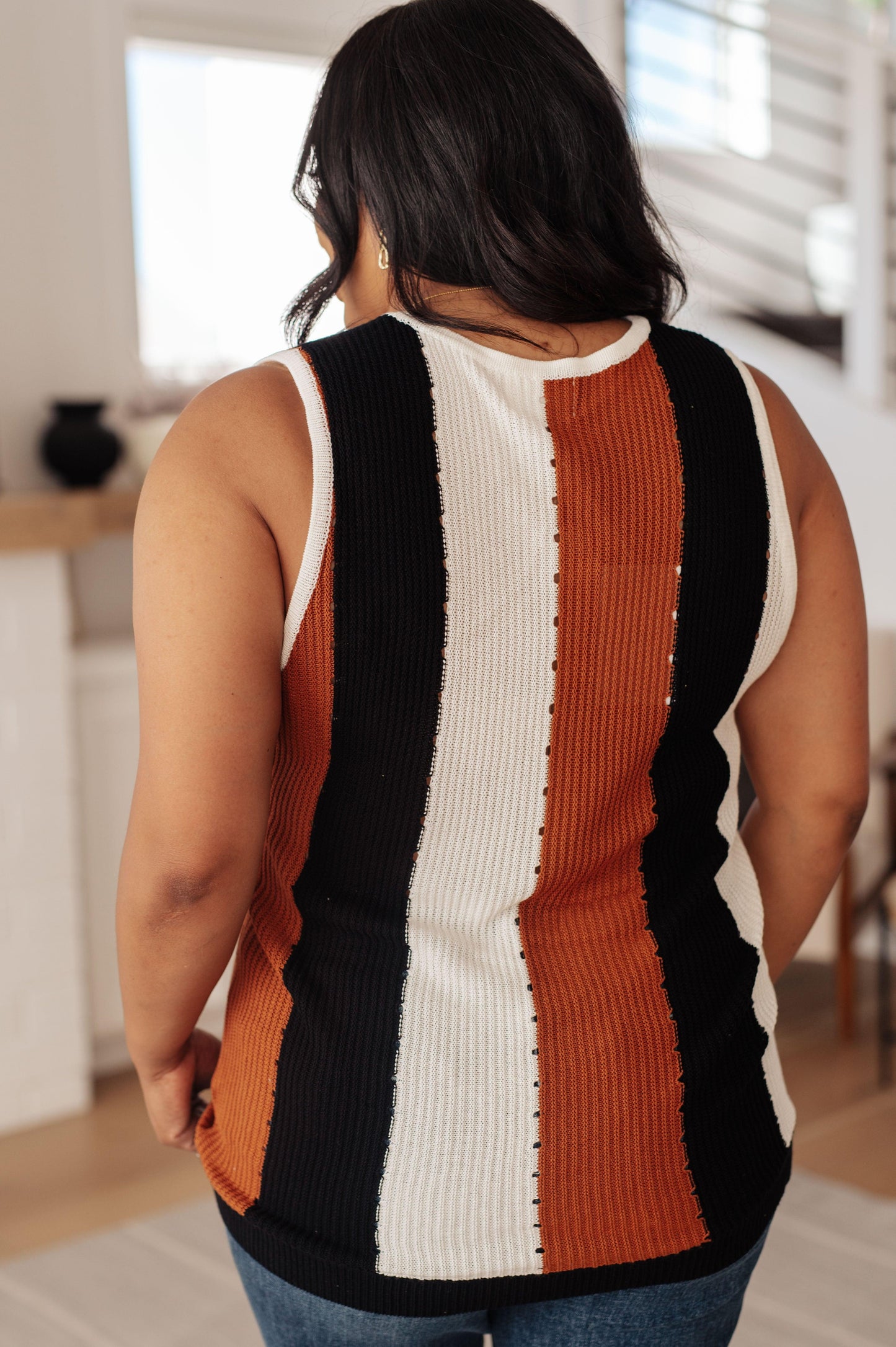 Decidedly Undecided Knit Striped Tank - Simply Graced Mama